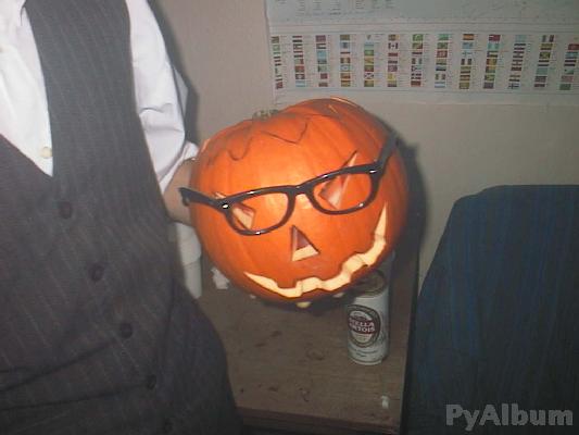 ..and henceforth, shall he be named Frank, for he is a pumpkin.