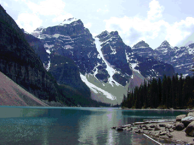 Lake Moraine as GIF